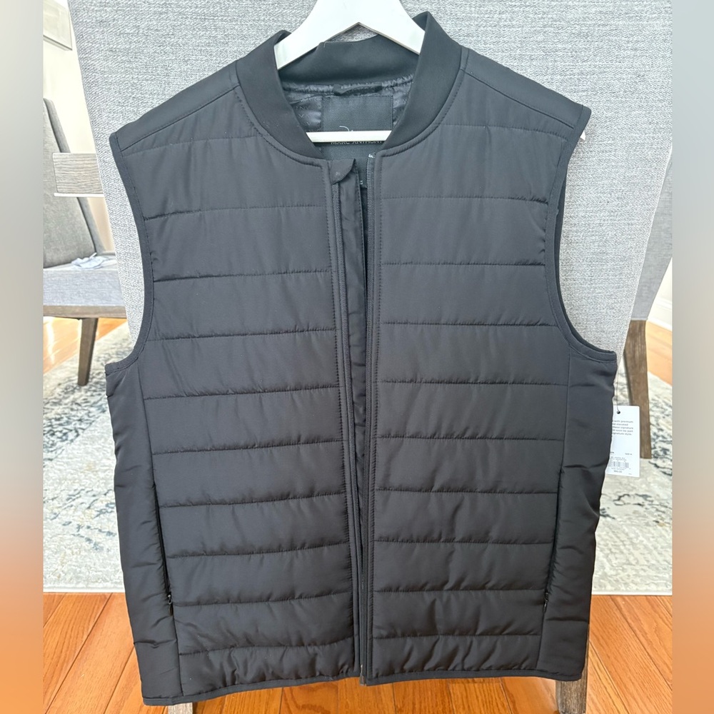 Marc Anthony Men's Dark Quilted Vest
